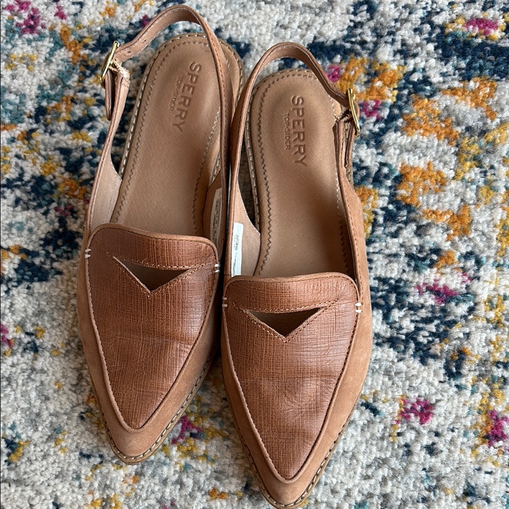 Sperry Women's Brown Pointed Flats - Picture 3 of 5